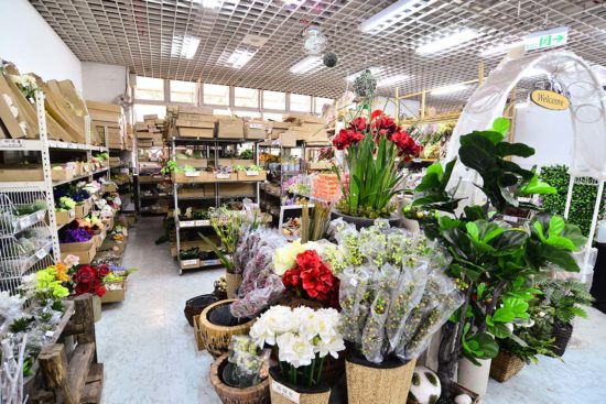 台北花木批發市場二樓買人造花卉